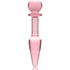 Nebula Series Model 7 Anal Plug Glass Pink 13.5cm