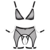 Afbeelding van Cottelli Collection - Bondage Lingerieset - Zwart