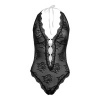 Afbeelding van Christine - Kanten open kruis body Rose