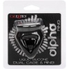 CalExotics Alpha Dual Cage Ring Black