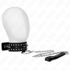 Necklace With Leash 65 CM With Silver Studs Model 1 Adjustable 36-43 C