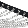 Subblime Leather Chest Harness Big Ring Chains