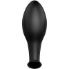 Anal Plug Anchor Form Silicone 12 Vibration Modes Black