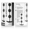 Black&silver - Harry Anal Rosary 3 Silicone Spheres 14 CM