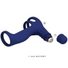 Pretty Love Elish Vibrating Ring with Extension Blue
