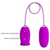 Pretty Love Daisy Purple Dual Egg Rechargeable Vibrator