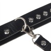 SUBBLIME 953690 Handcuffs with Bondage Belt Black One Size