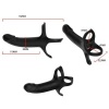 Armony Penis Ring with Vibrator Black 9 Modes