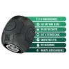 Afbeelding van Blush Novelties - Dome X Vibrerende Masturbator - Zwart