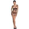 Passion Woman Bs089 Black Bodystocking One Size
