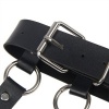 Subblime Leather Chest Harness Big Ring Chains