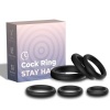 Armony Lock Rings Silicone Black