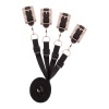 Afbeelding van Rosy Gold - Under-Mattress Restraint Set - Zwart