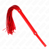 Kink Whip With Red Textured Handle 48.5 Cm