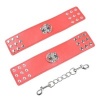 Ohmama Fetish Red Handcuffs Snap Closure
