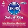 Skins Dots & Ribs Premium Condoms 4 Units