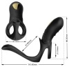 Armony Joy Jumper Ring Remote Anal Plug Black