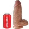 King Cock Chubby Realistic Penis 23cm Caramel