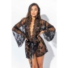 Afbeelding van Christine - Kanten Kimono Graceful - Zwart
