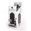 All Black Bumpy Masturbator, 17cm