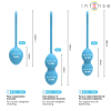 Intense Charli Kegel Ball Kit - Ocean Blue