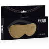 Fetish Submissive Vegan Leather Mask with Neoprene Lining