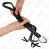 Kink Snake Whip with Black Hand Ring 65cm