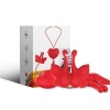Armony Magnetic Nipple Clamps Butterfly Red