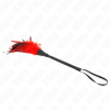 Kink Red Maids Horn Tickle Feathers 36 Cm