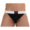 Burn 004 Jockstrap Shiny Black/White S