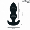Addicted Toys Anal Plug Silicone S 10.3CM