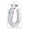 King Cock Double Trouble Double Dildo 44 CM Clear