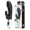 Pretty Love Naughty Bunny Rabbit Vibrator - Black