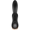 Satisfyer Double Flex Rabbit Vibrator App Black