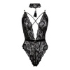 Afbeelding van Christine - Exclusieve body met open kruis Aliah - Zwart
