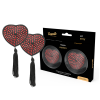 Coquette Chic Desire Nipple Covers Heart Black/Red