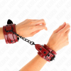 Kink Dark Red Wrist Cuffs 23 x 5 cm