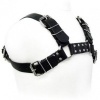 Leather Body Black Bull Dog Harness, Men