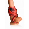 Afbeelding van Creature Cocks - Hell Hound Ballstretcher - Rood
