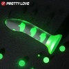 Pretty Love Magical Nightfall Luminous Dildo, Green
