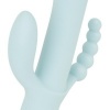 Afbeelding van Good Vibes Only - Triple Stimulation Vibe - Soft Silicone - Blauw