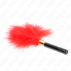 Kink Red Gold Metal Tickle Feathers 18 Cm