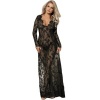 Subblime Long Sleeve Maxi Dress Black L/XL