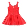 Subblime Heart Zipper Leather Dress Red L/XL