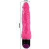 Baile Colorful Realistic Vibrator 24 cm Lilac