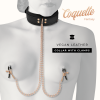 Coquette Chic Desire - Fantasy Nipple Clamp Necklace With Neoprene Lin