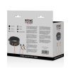 Begme - Black Edition Collar With Nipple Clamps With Neoprene Lining