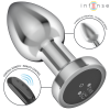 Intense Anal Plug Metal 10 Vibrations M with Remote