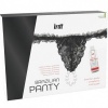 Brazilian Black Panty With Pearls And Lubricant Gel 50 ml
