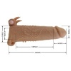 Quillon Penis Sleeve With Clitoral Stimulator And Vibration